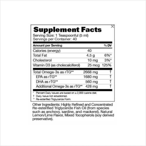 PRN Omega3 Essentials High Potency Liquid 200 mL Buy Online Dry Eye Nutrients