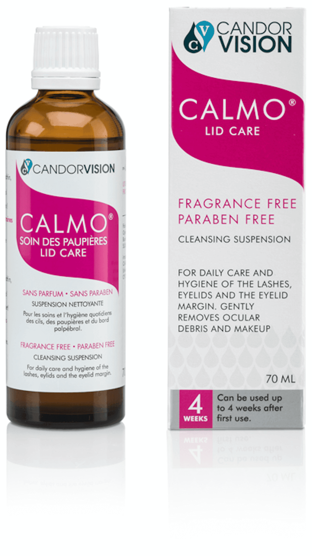 CandorVision CALMO Lid Care Fragance and Paraben Free Cleansing