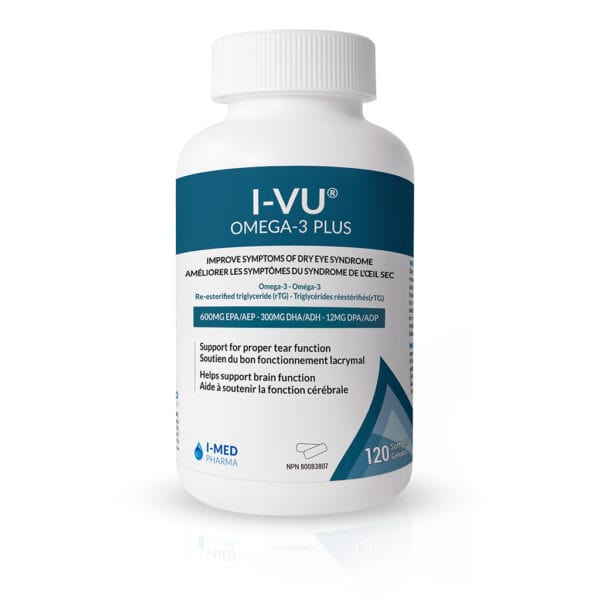 I-VU OMEGA-3 PLUS Dry Eye Nutrition (120 Soft gels)