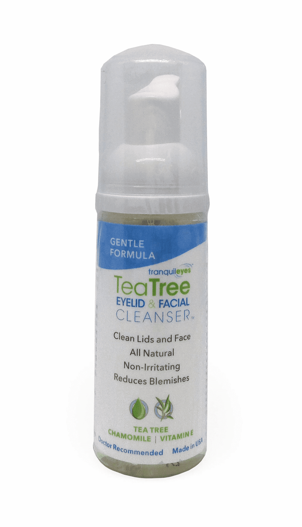 TranquilEyes Tea Tree Foaming Cleanser (Gentle Formula)