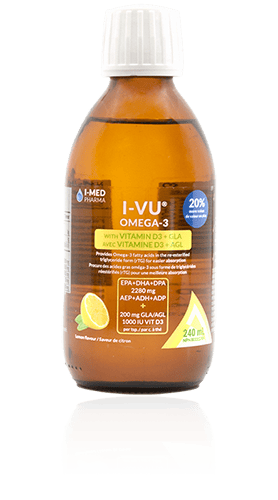 I-VU OMEGA-3 PLUS Liquid - Dry Eye Nutrition with GLA